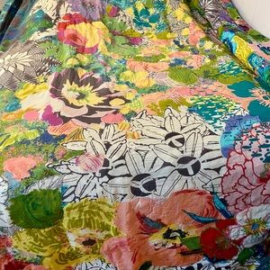Anthropologie Lush Landscape Quilt-King